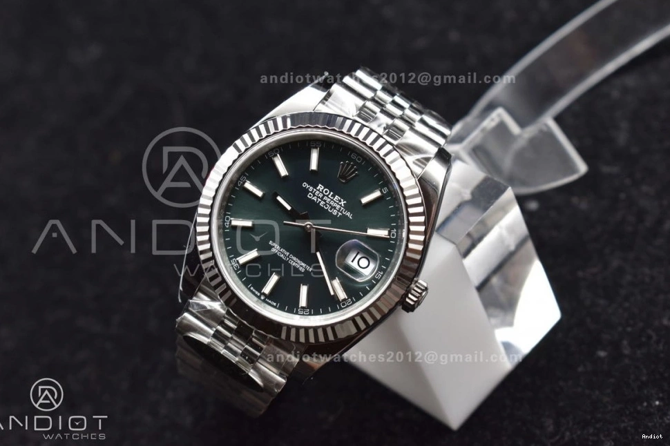 Dial 126334 Bracelet Clean Stick Steel DateJust 41 Jubilee VR Green 1:1 Edition on 904L Neat Best 405 0715